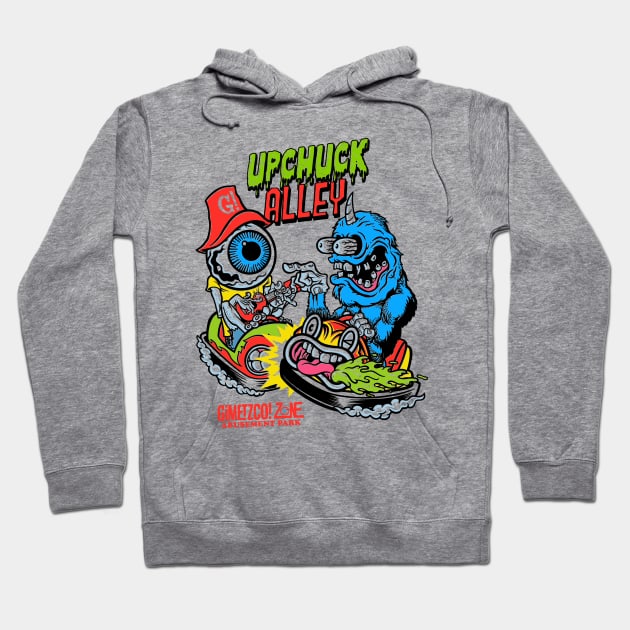 Upchuck Alley - front/back Hoodie by GiMETZCO!